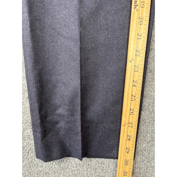 Brooks Brothers Dress Pants Men 36x30 Navy Blue 100% Wool Lined 1818 Milano - Picture 7 of 7